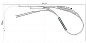 Fleischmann Nebenbahn 200x90 Ebene 3