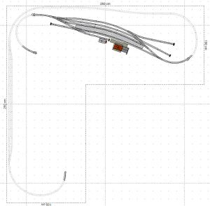 Fleischmann Spur N Gleisplan Ebene3