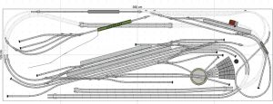 Fleischmann Gleisplan Spur N Gesamtansicht